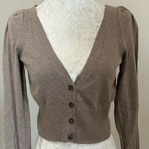 ANTHROPOLOGIE MOTH Cropped Cardigan